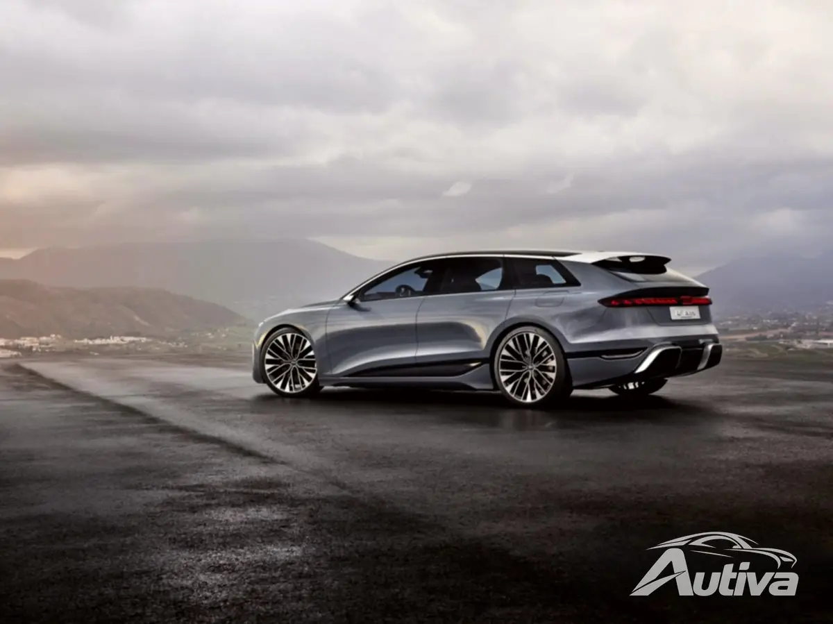 Audi presenterar A6 Avant e-tron konceptvagn med 700 km räckvidd
