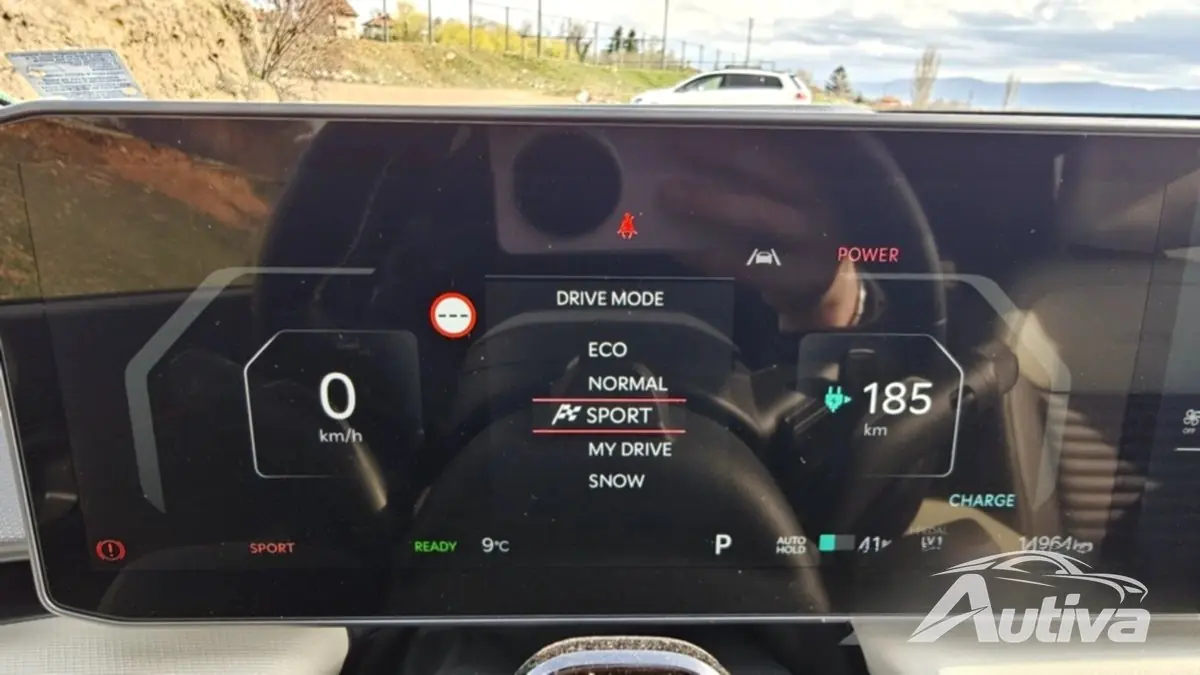 Szyba wewnątrz hatchbacka Kia EV4 GT-line