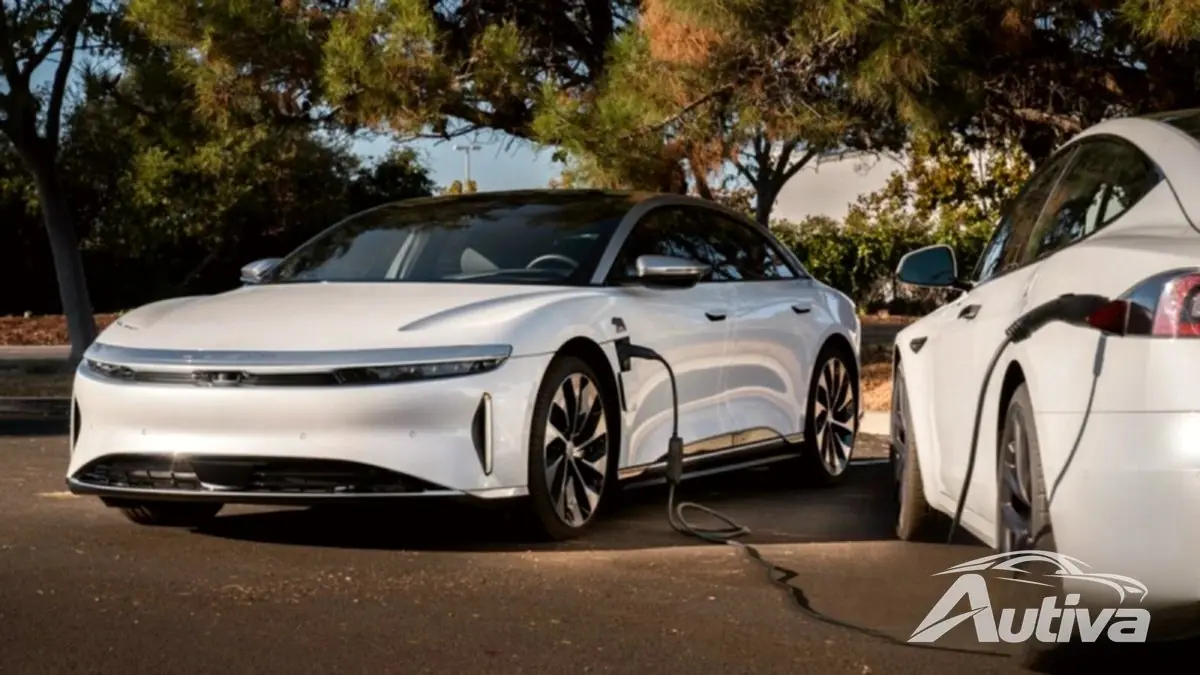 Lucid Air lader Tesla Lucid Air lader Tesla