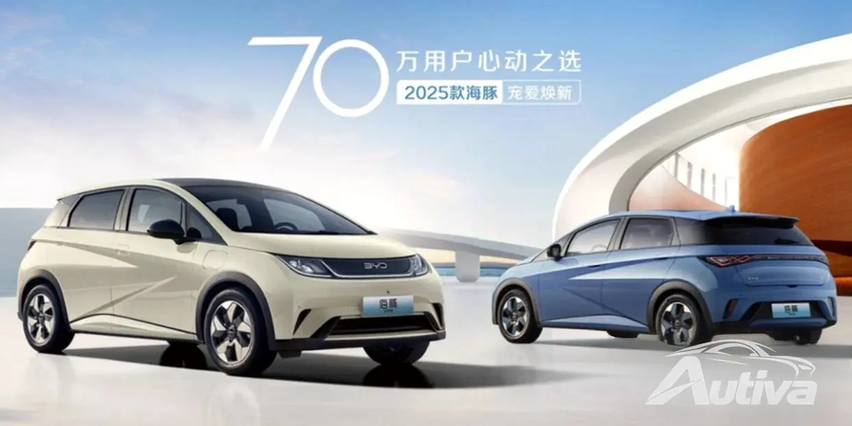 BYD Dolphin 2025 модельного года предлагает расширенный ассортимент без дополнительных затрат.