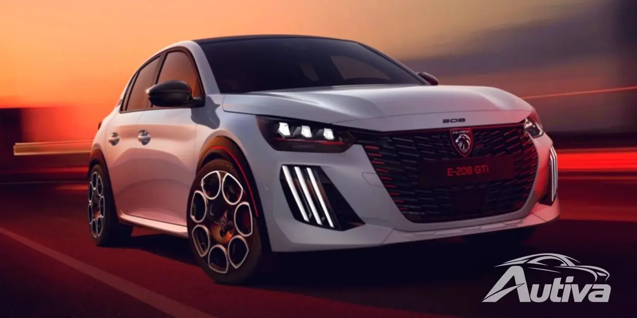 Peugeot presenta el e-208 GTi: Hot Hatch de 281 CV y ​​375 km de autonomía