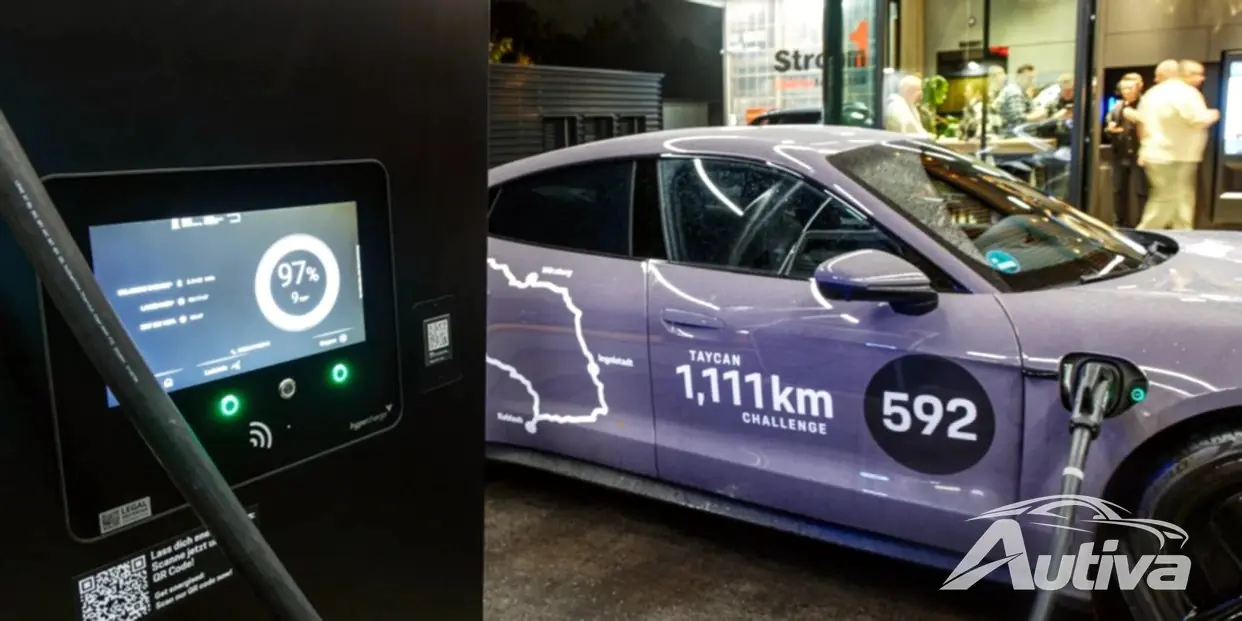 Porsche Taycan overwint de afstandsuitdaging van 1.111 km