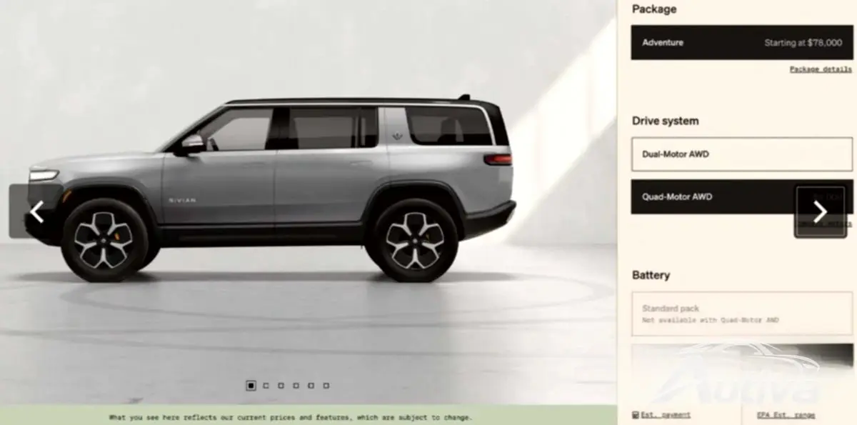 Rivian R1S y R1T obtienen un aumento de alcance gracias a la última actualización de software