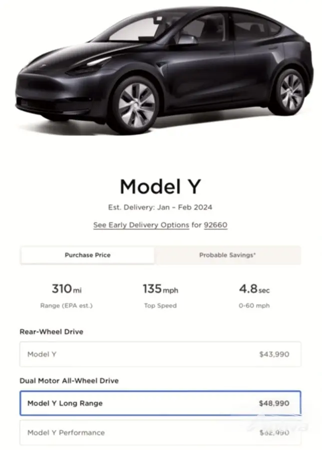 Tesla réduit les estimations d'autonomie pour les modèles Y, S et X 2
