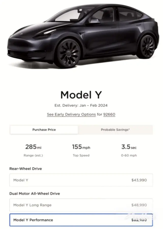 Tesla kutter rekkevidde for modell Y, S og X 3