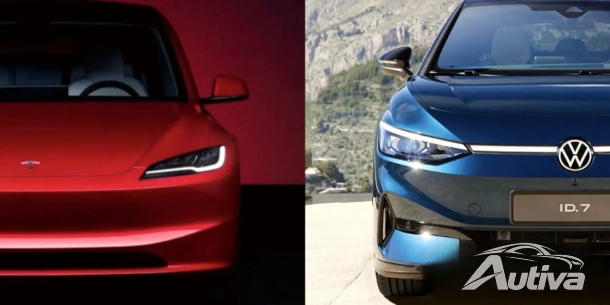 VW ID.7 Pro en Tesla Model 3 langeafstandstest in praktijktest