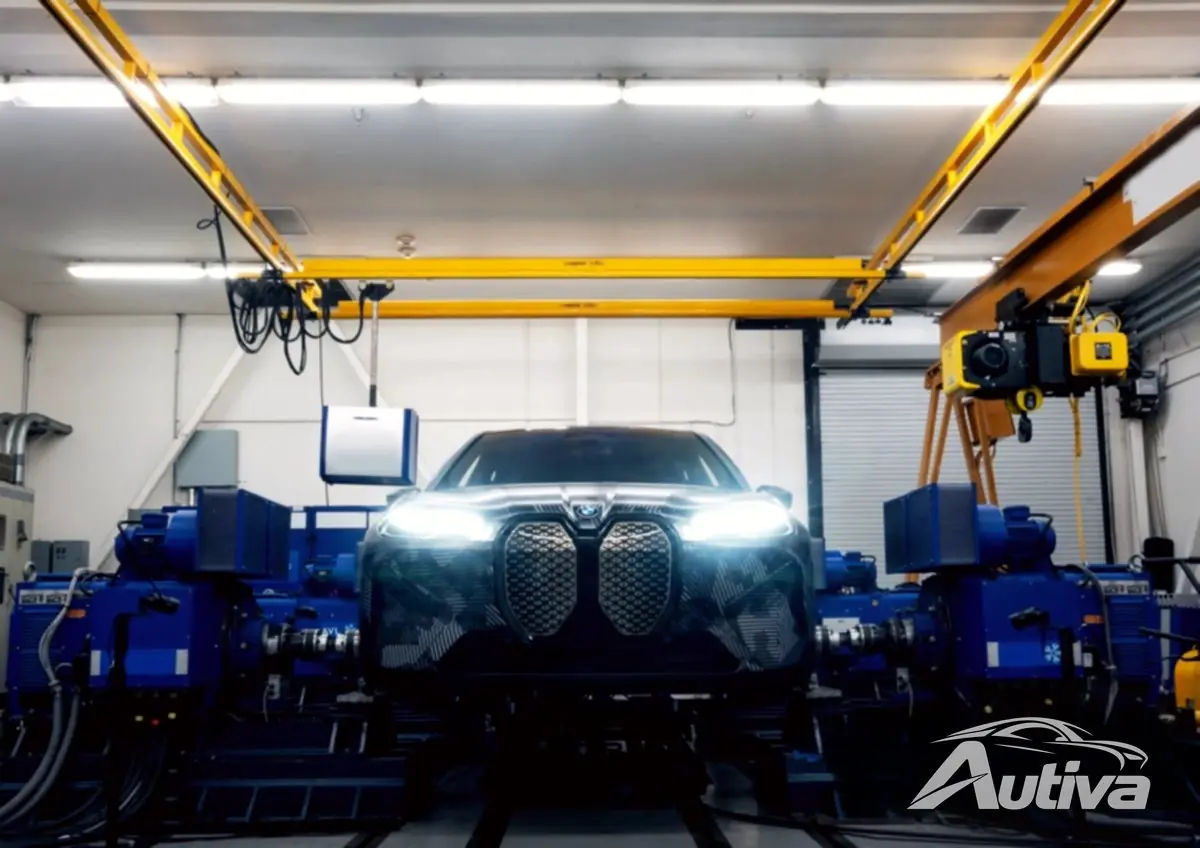 BMW iX xDrive50 in der Werkstatt von ONE