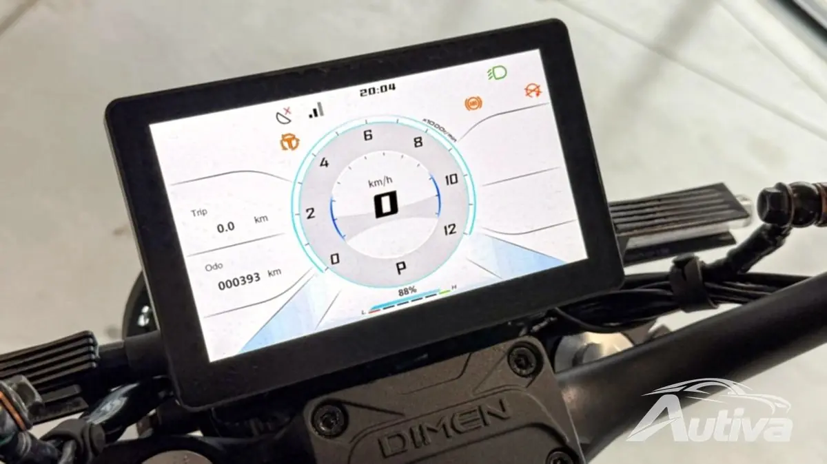 Die Griffe und das Display des Dimentro DP-Pro