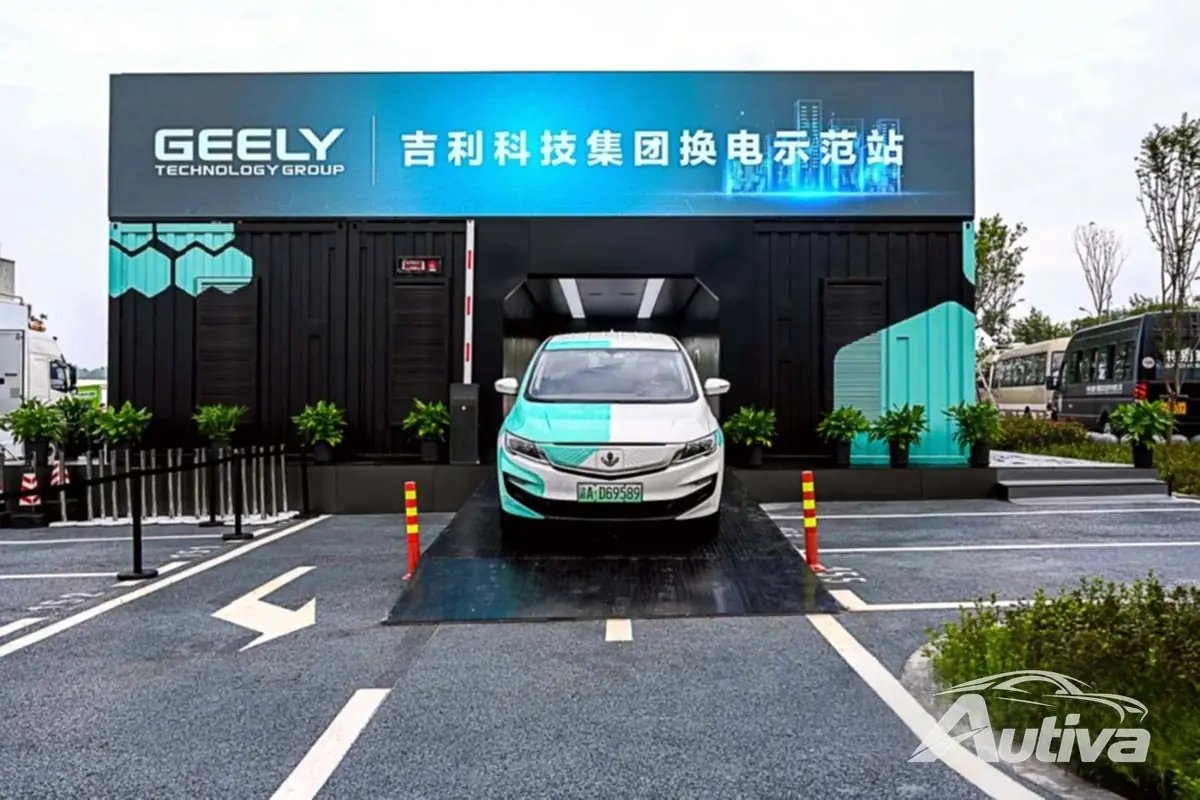 Geely tiene su propia red de estaciones de cambio de baterías