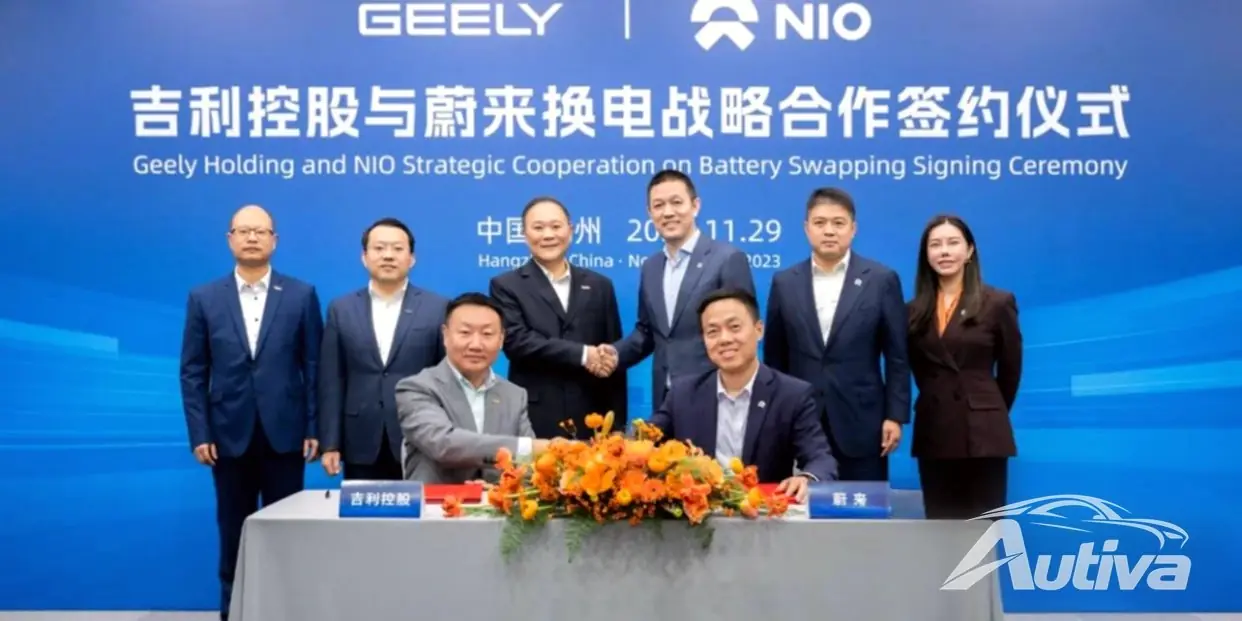 Geely entra na aliança de troca de baterias EV da Nio