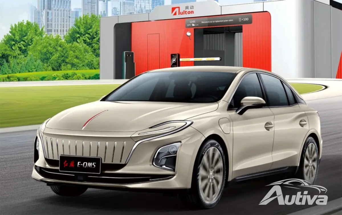 Hongqi E-QM5 abilitato per la sostituzione della batteria