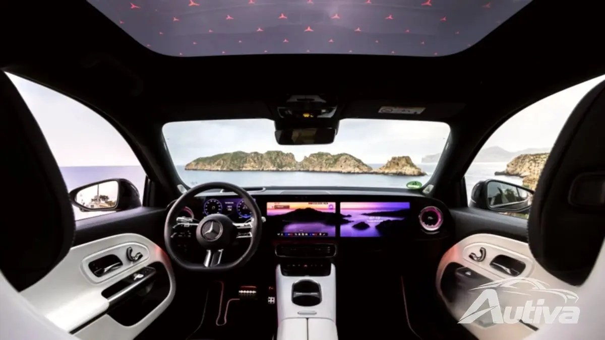 Interior del nuevo Mercedes GLB - fuente: Mercedes-Benz Interior del nuevo Mercedes GLB - fuente: Mercedes-Benz