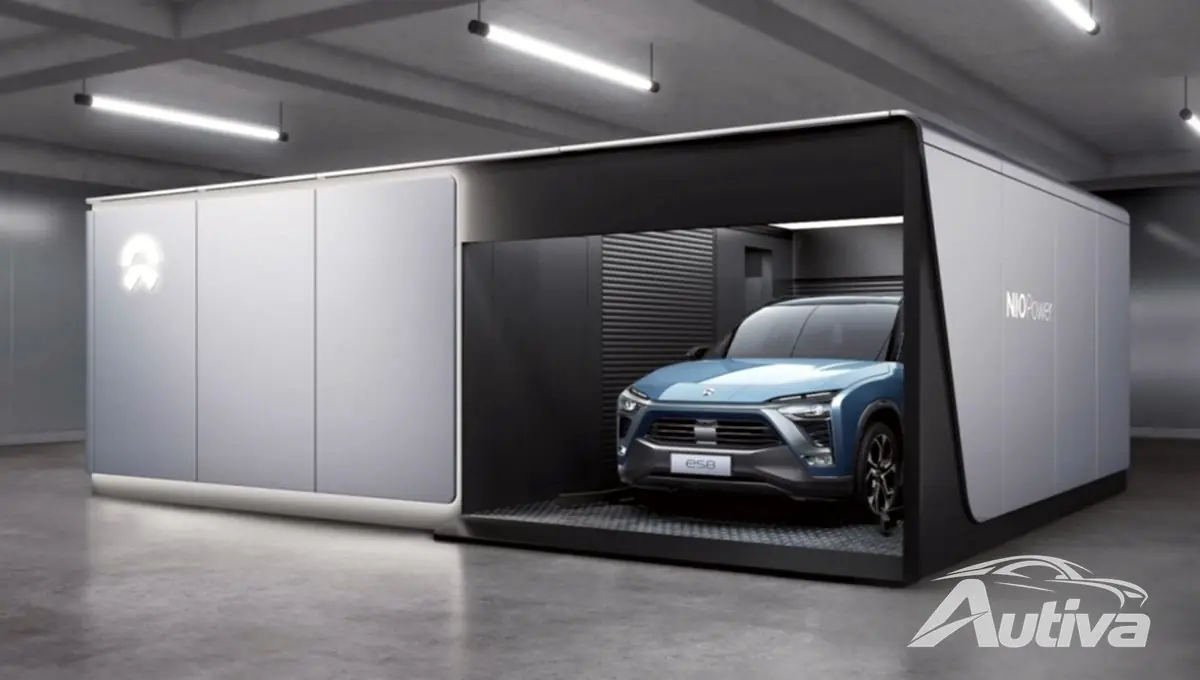 Estação de troca de bateria Nio