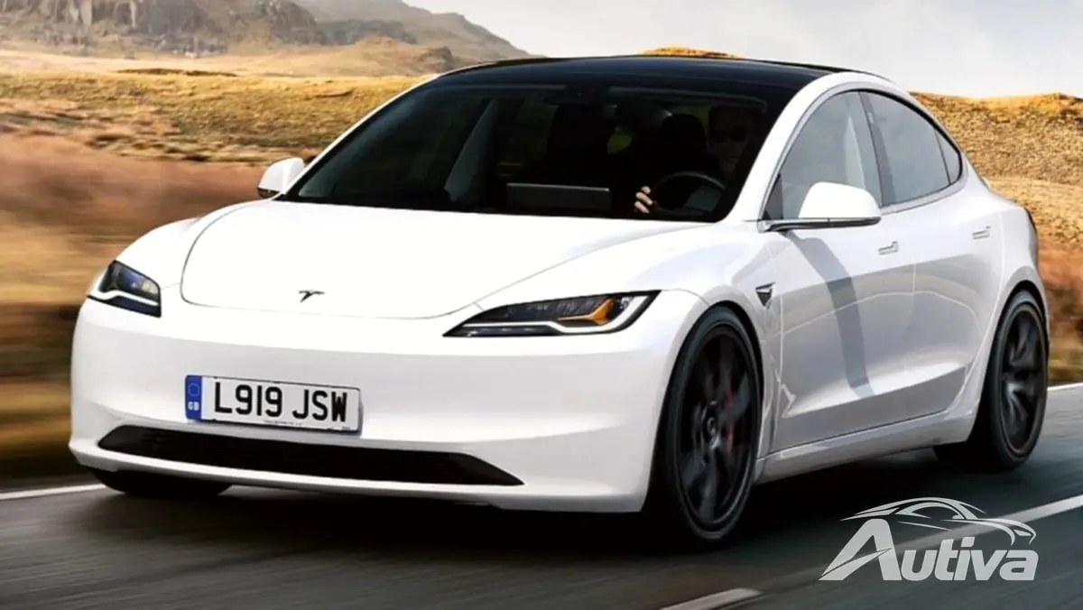 Noch ein Rendering basierend auf Erlkönigfotos des Model 3 Highland