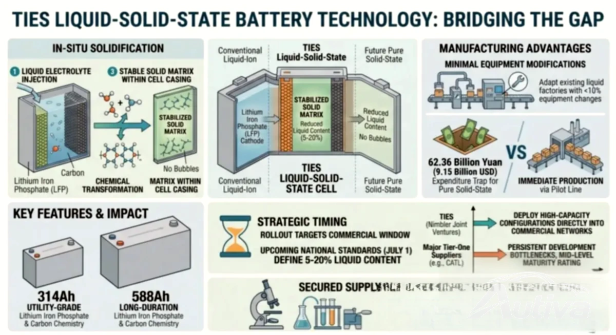 Производитель аккумуляторов TIES представляет новые элементы, позволяющие преодолеть узкие места твердотельных аккумуляторов