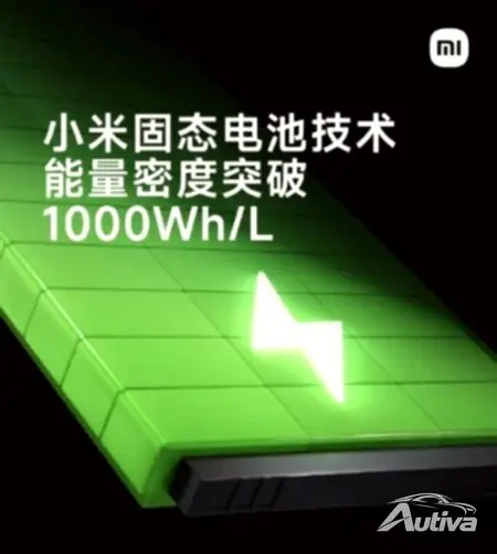 Xiaomi faz um grande avanço com tecnologia de bateria de estado sólido