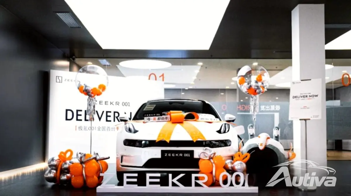 Zeekr 001 med 140 kWh Qilin batterileveranser begynner