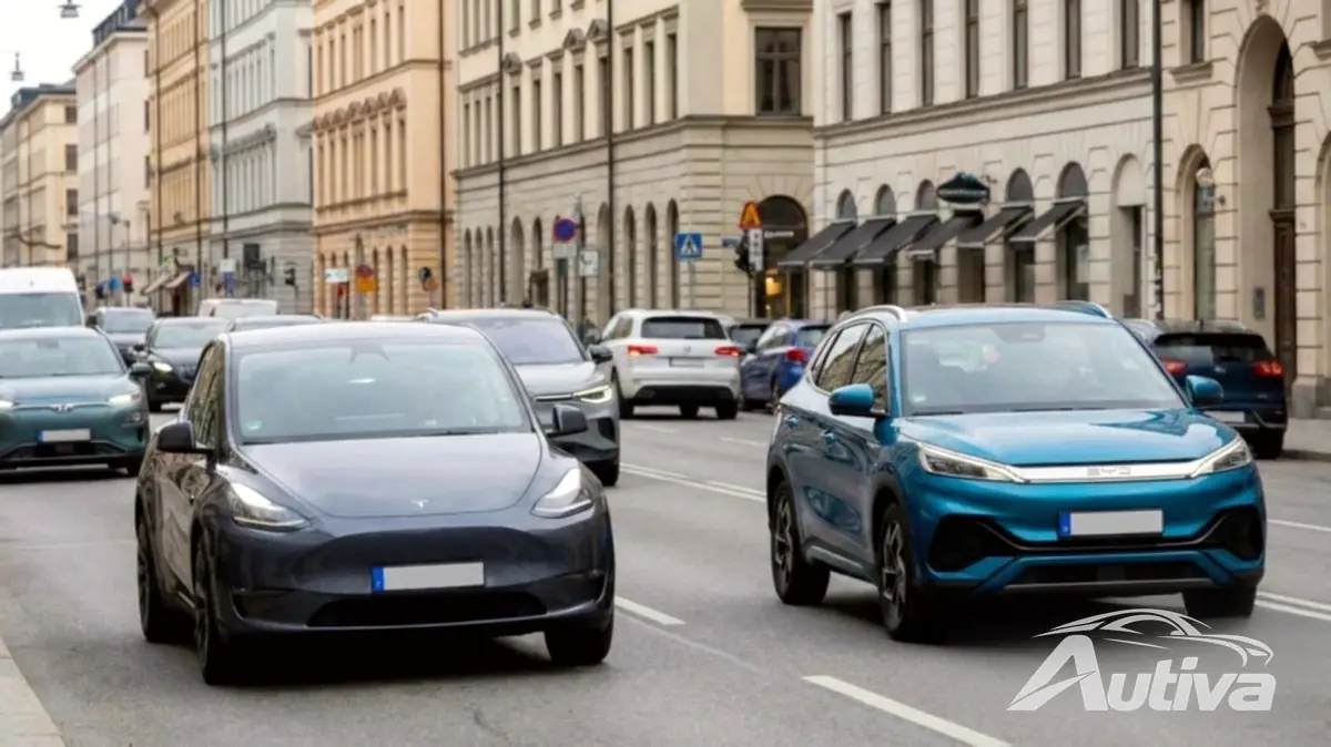 Tesla tappar topplaceringen när elbilsförsäljningen fortsätter att sjunka