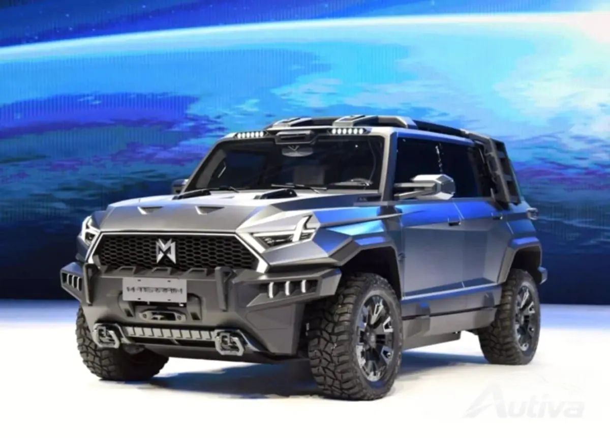,070-HK elektrisk Mengshi M-Terräng SUV som fångats i extrema tester 4