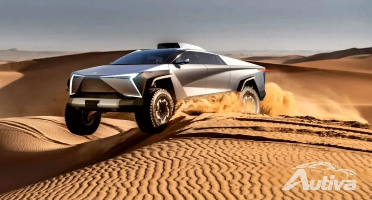 Aitekx RoboTruck 1T는 스타일 면에서 Cybertruck을 능가합니다. 7