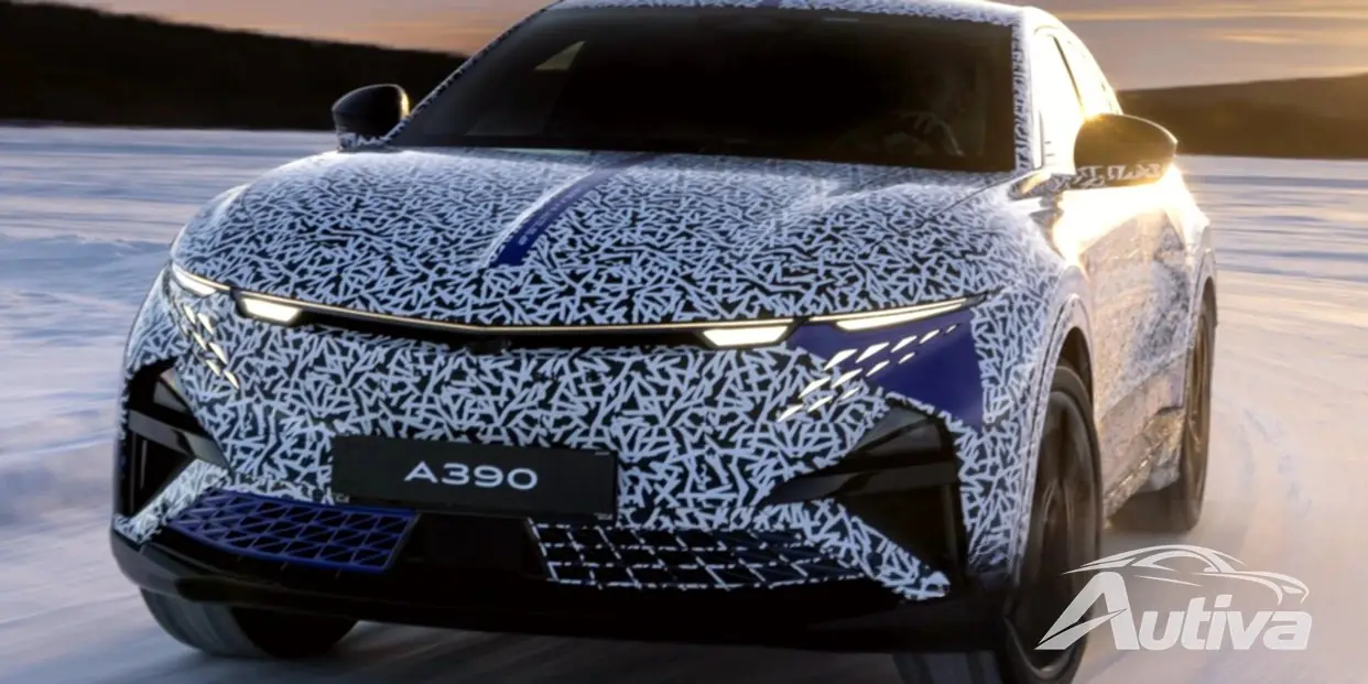 Alpine A390 tar på seg vintertesting, fulle dimensjoner avduket