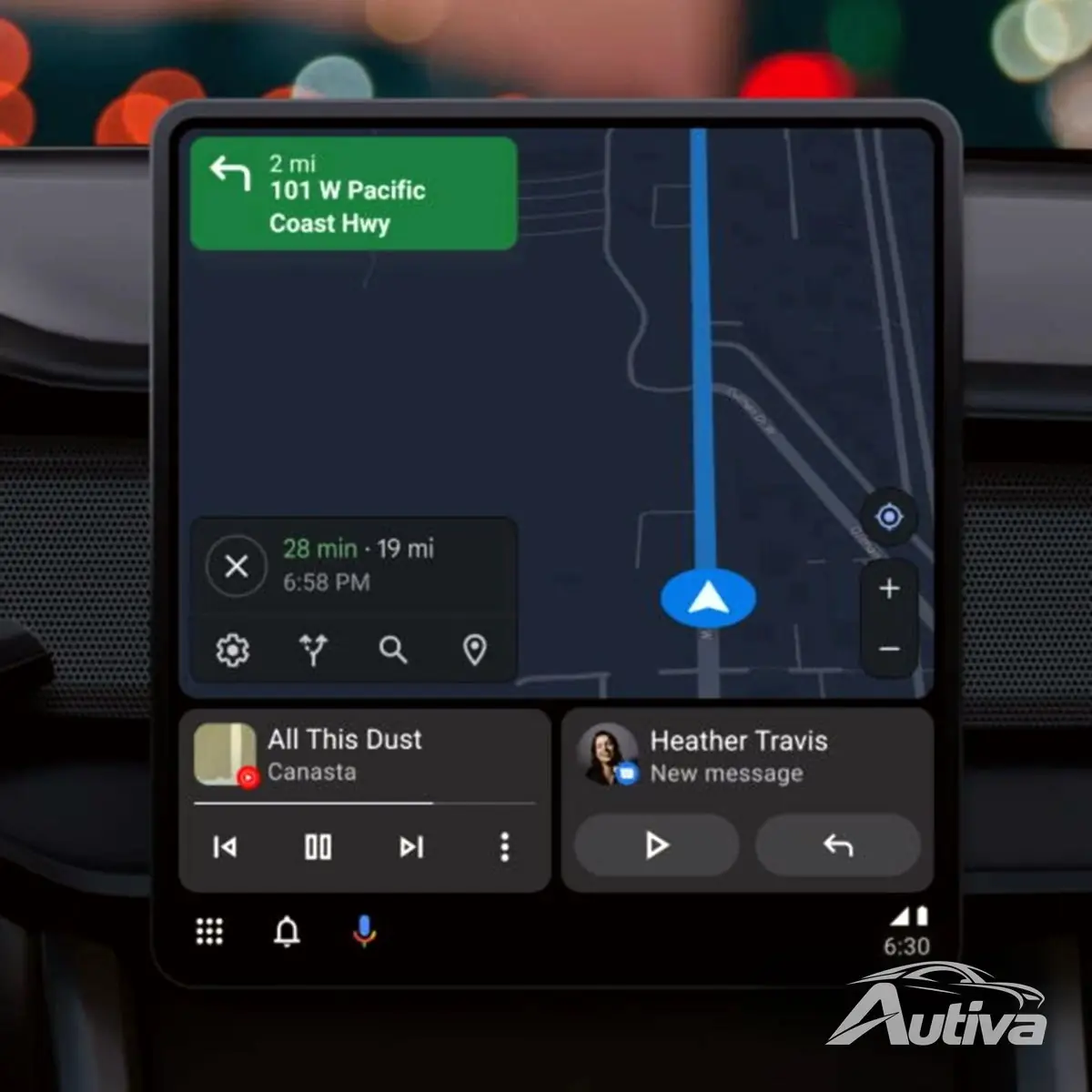 لوحة القيادة في سيارتك على وشك أن تصبح أكثر ازدحامًا، وذلك بفضل فيديو Android Auto وتصفح الويب
