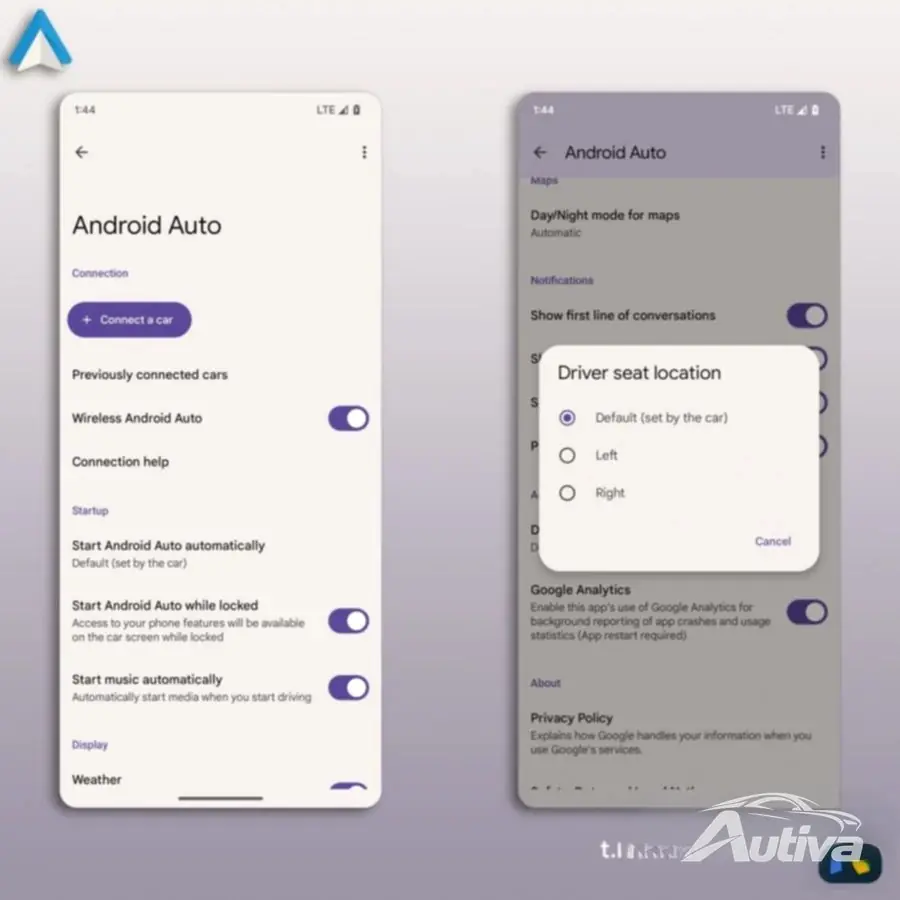 Android Auto app Material Du gör om