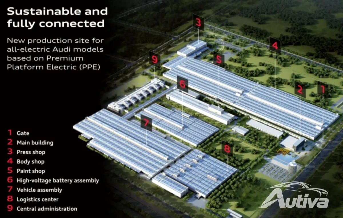Audi sta costruendo una nuova fabbrica intelligente a Changchun, in Cina Audi sta costruendo una nuova fabbrica intelligente a Changchun, in Cina