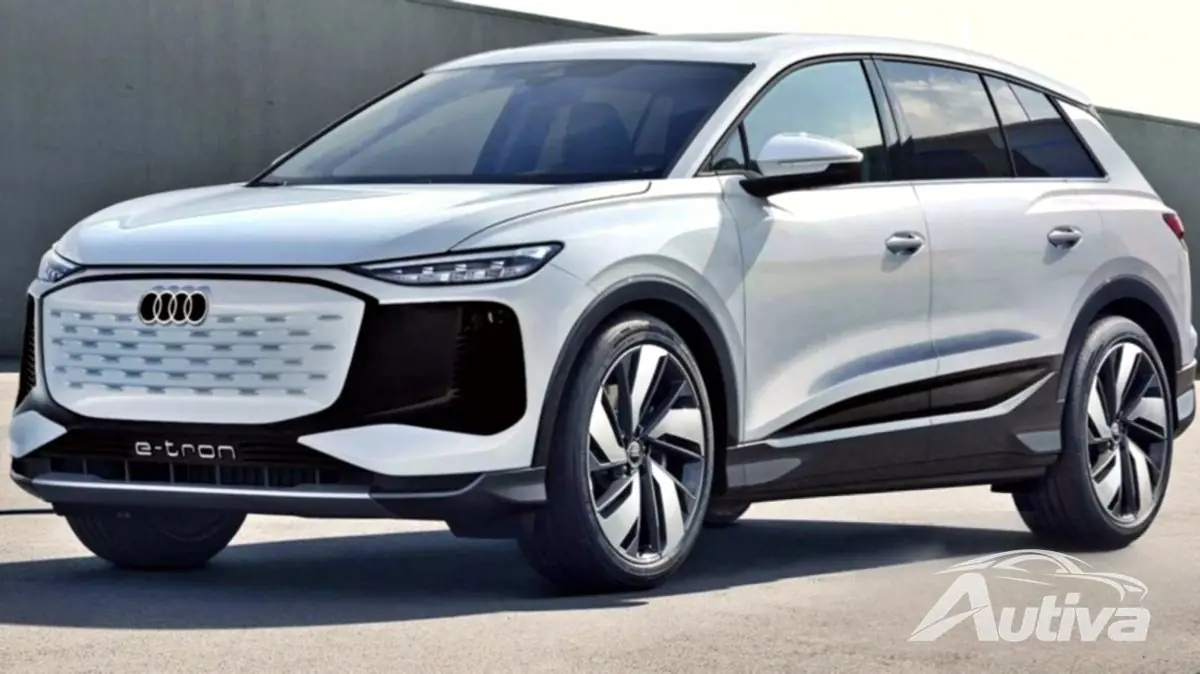 Artist impression van de Audi Q6 e-tron Artist impression van de Audi Q6 e-tron