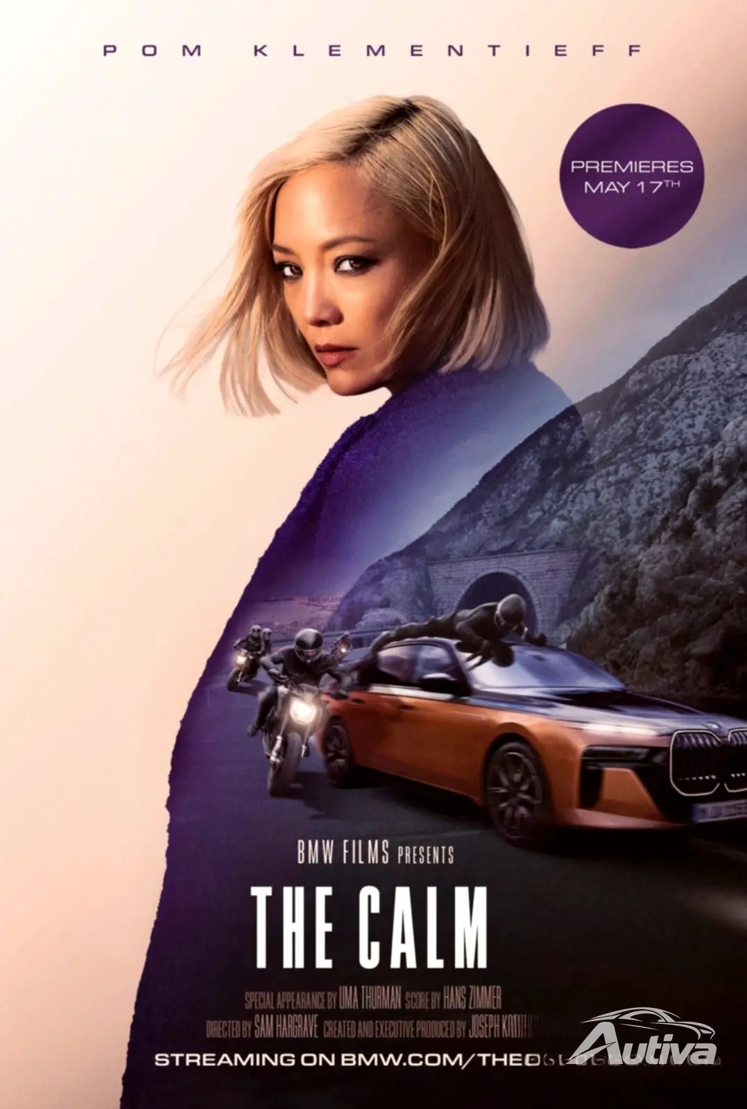 BMW Films, dünyanın bir arabada prömiyeri yapılan ilk filmi The Calm'ı sunar
