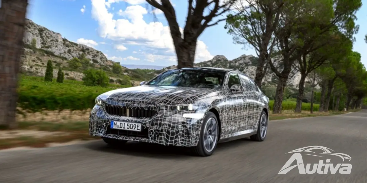 سيارة BMW i5 تحصل على طلاء نهائي قبل العرض العالمي الأول