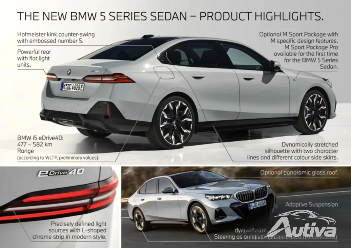 إطلاق سيارة BMW i5 بمحركات كهربائية مزدوجة 10
