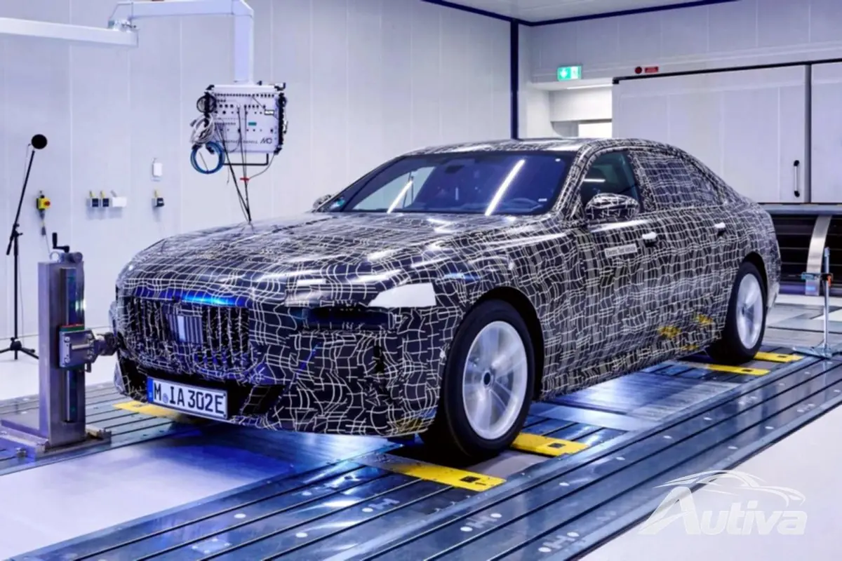 BMW i7 oppdaget under akustisk testing 2