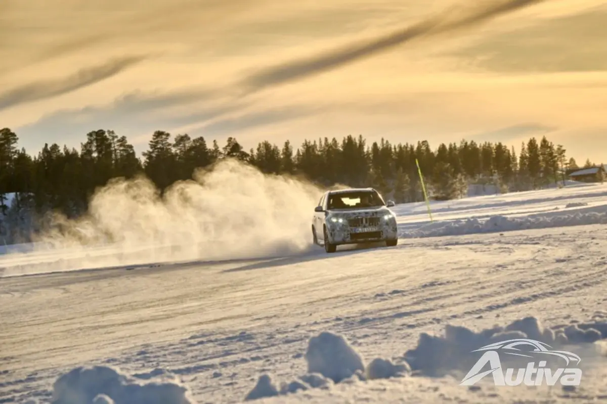 Wintertest des BMW iX1 2023