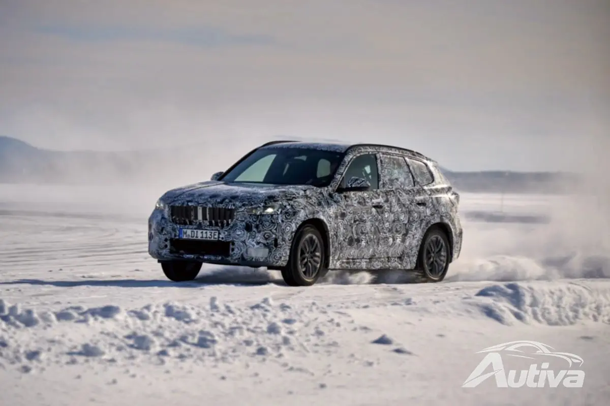 Test invernali della BMW iX1 2023