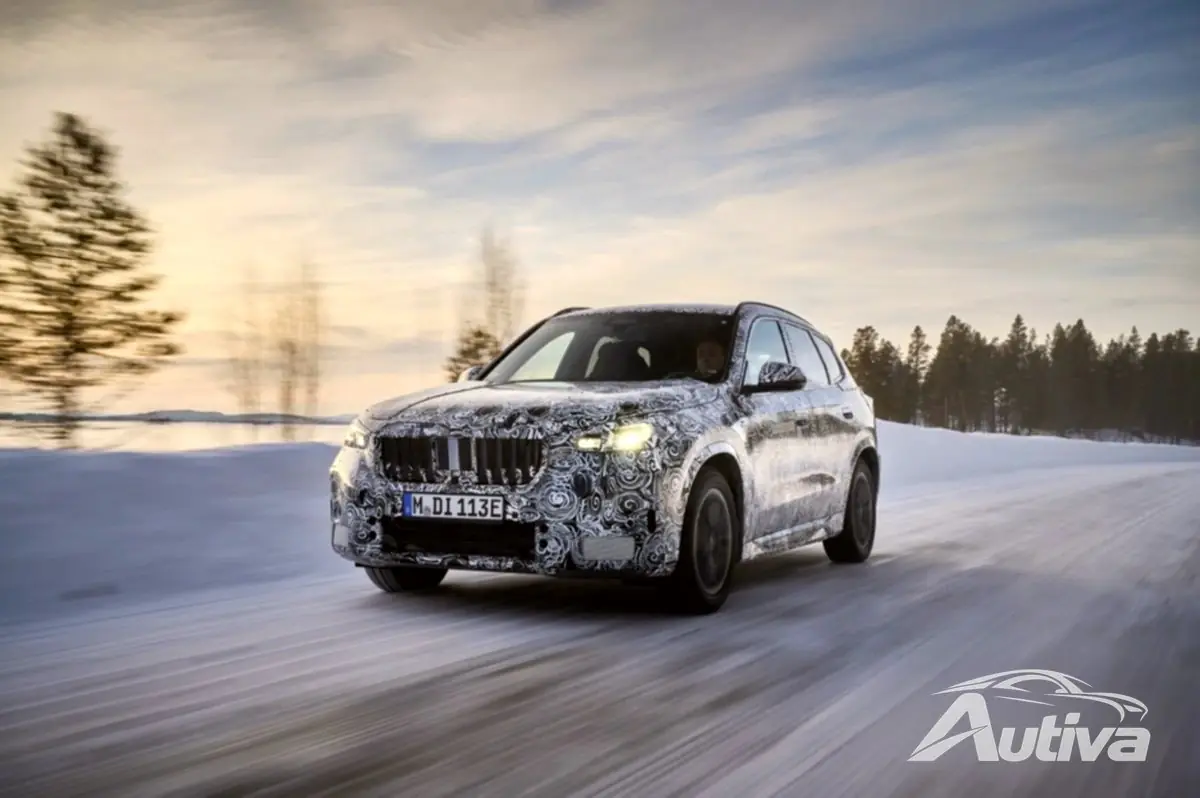 Vintertesting av 2023 BMW iX1