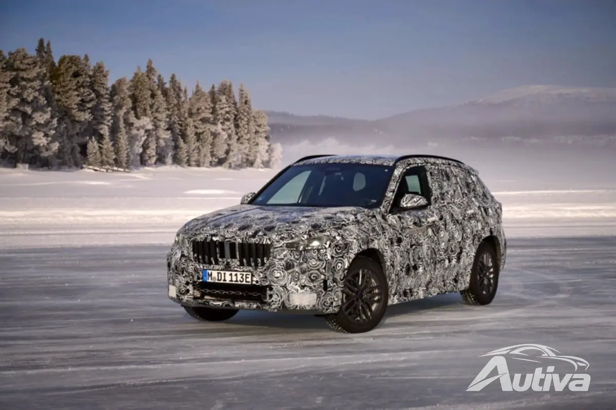 Zimowe testy BMW iX1 2023