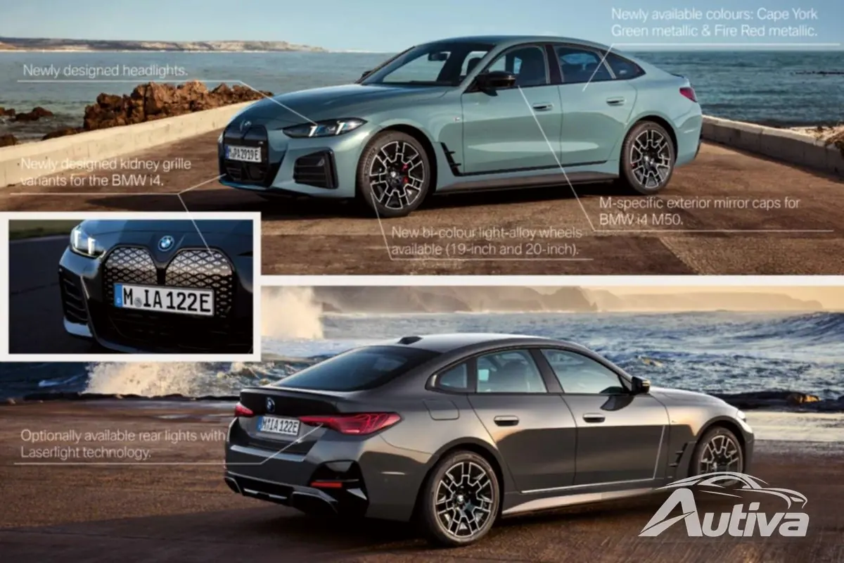 BMW、斬新なデザインと強化された技術でi4を2025年に向けて刷新 7