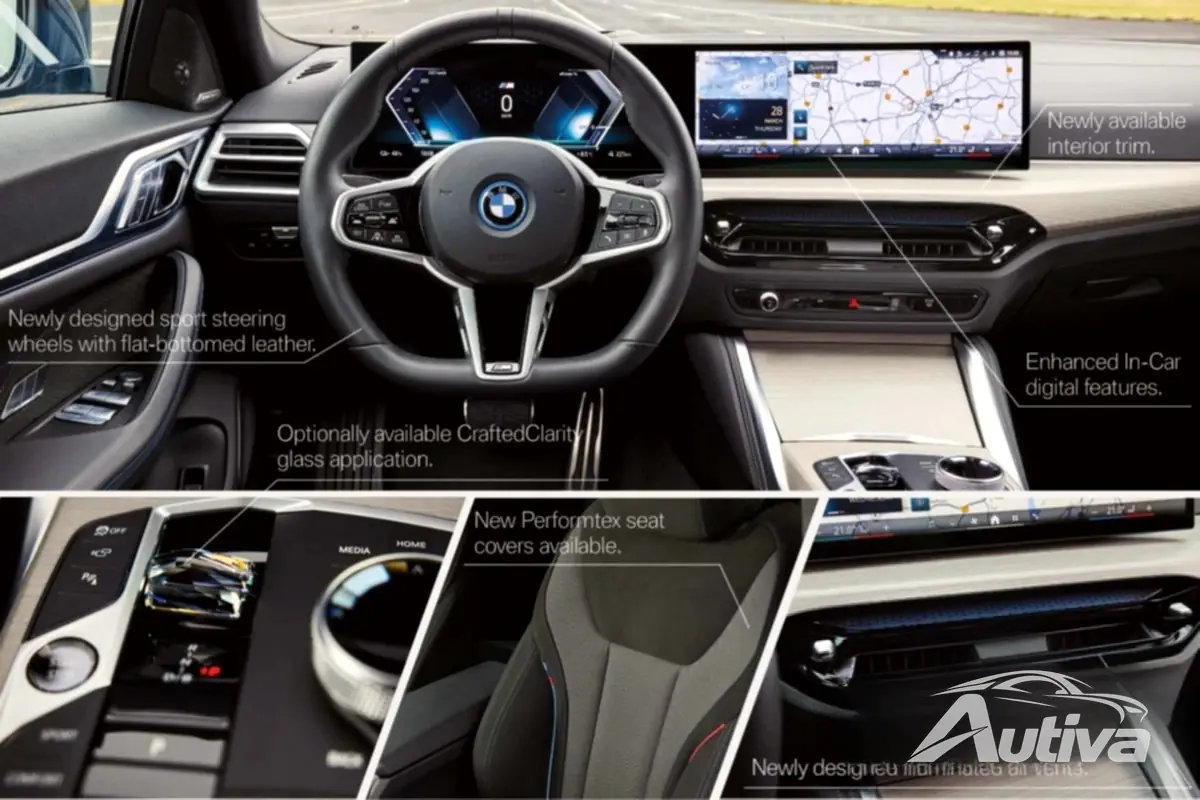 BMW modernizuje i4 na rok 2025 dzięki świeżemu designowi i ulepszonej technologii 8