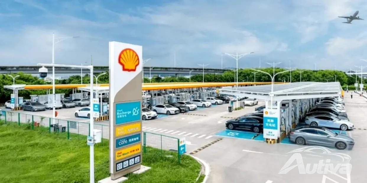 BYD og Shell lanserer 258-porters EV-ladestasjon i Shenzhen