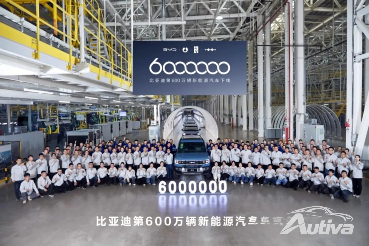 BYD تحتفل بتجميع السيارة رقم 6 مليون