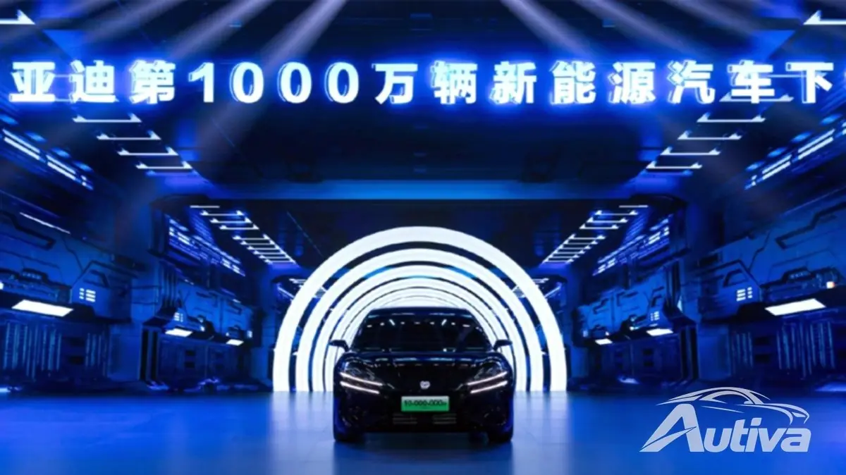 BYD отмечает юбилей в 10 миллионов электрифицированных автомобилей