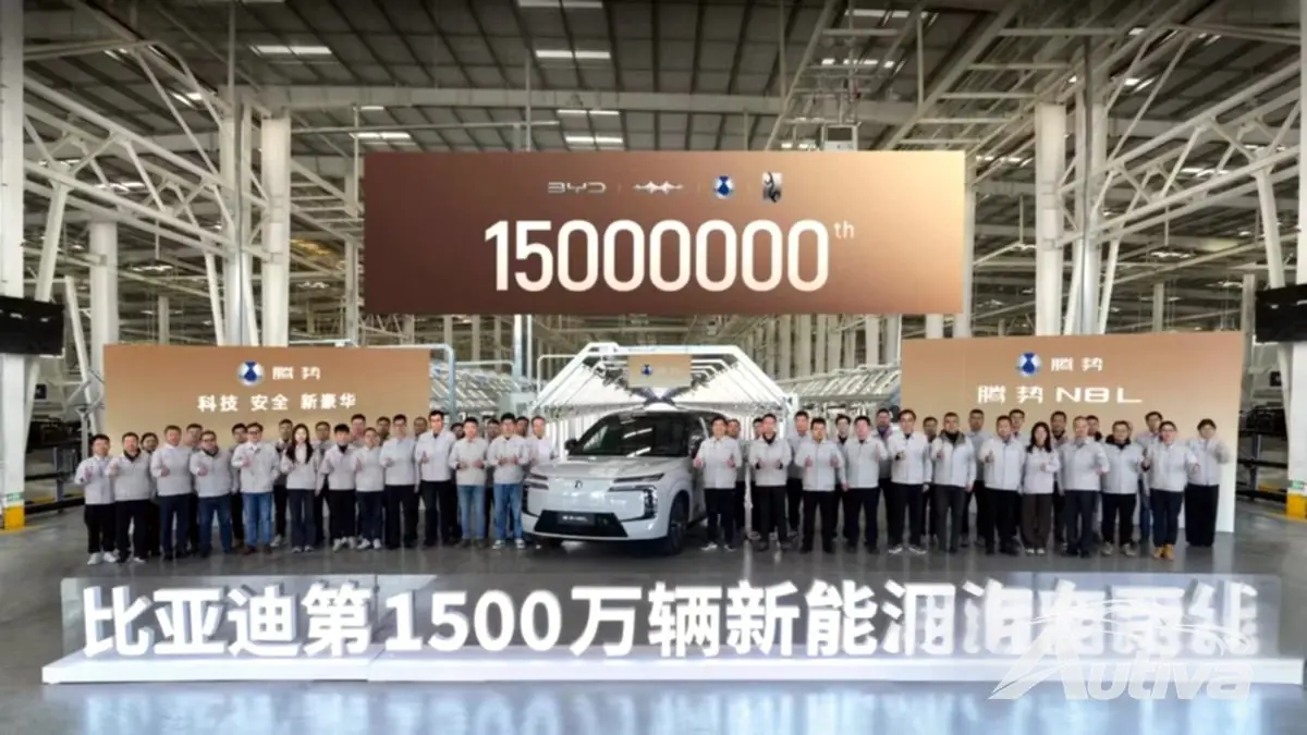 BYD 15 milyon elektrikli araçla büyük bir kilometre taşına ulaştı BYD 15 milyon elektrikli araçla büyük bir kilometre taşına ulaştı