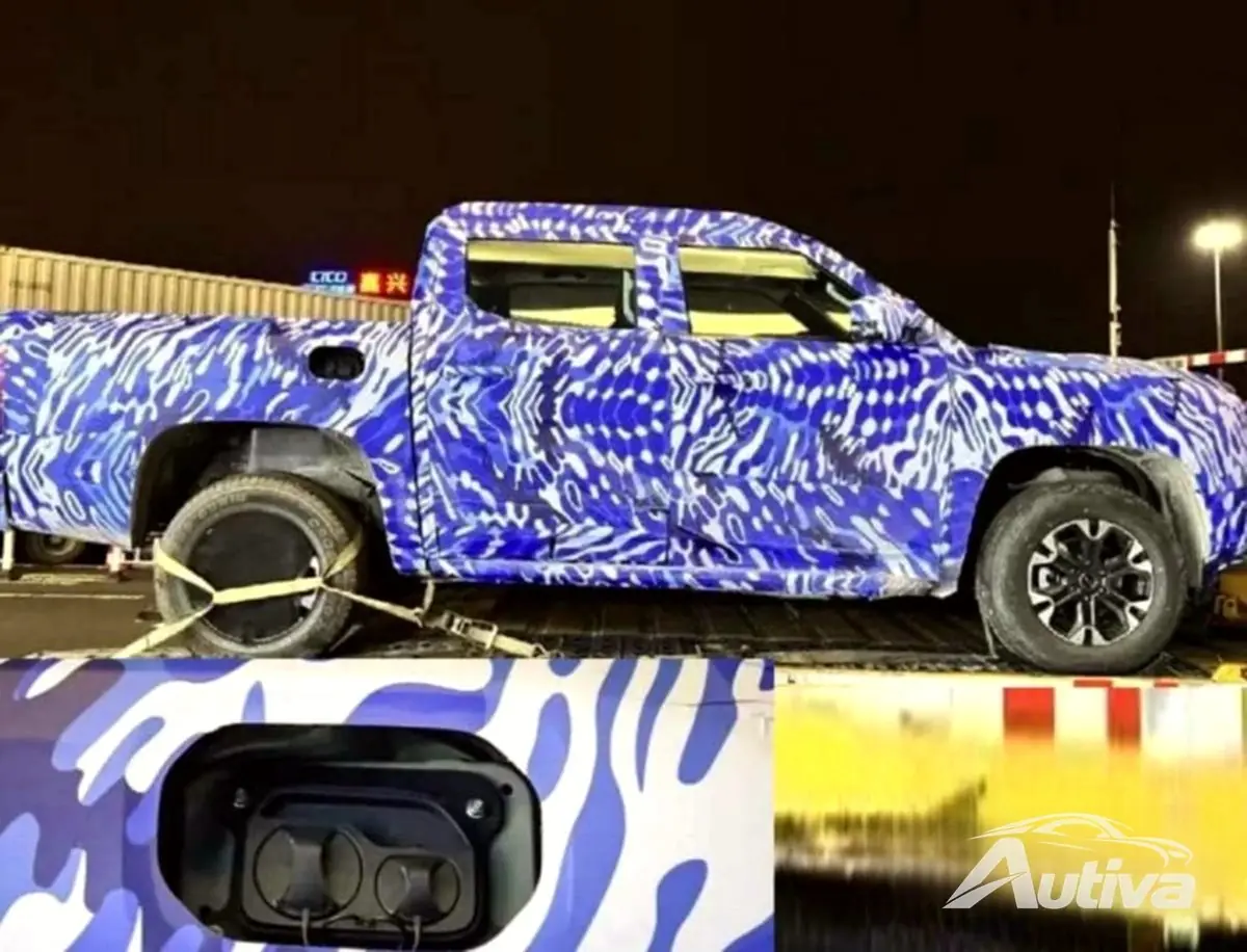 Der kommende Elektro-Pickup von BYD ist mit einem riesigen Kühlergrill-Logo versehen