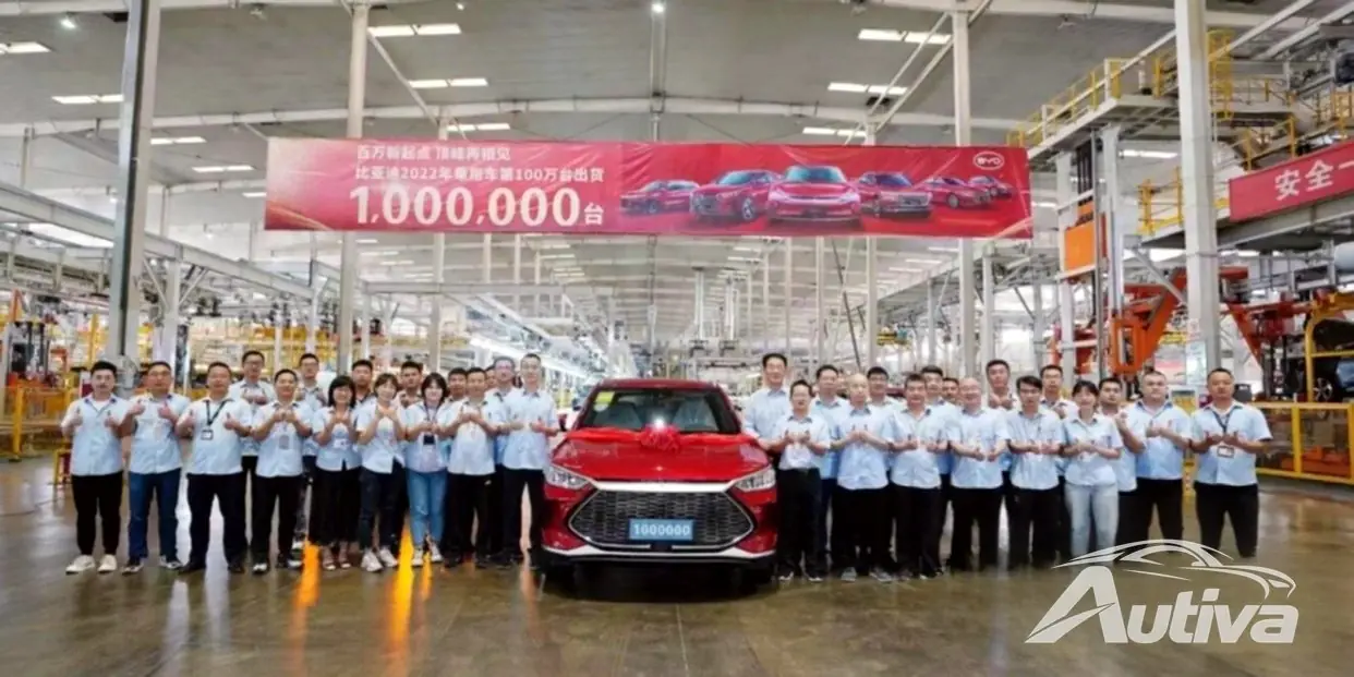 BYD übertrifft in diesem Jahr inmitten des Elektrobooms in China die Marke von 1 Million verkauften Autos