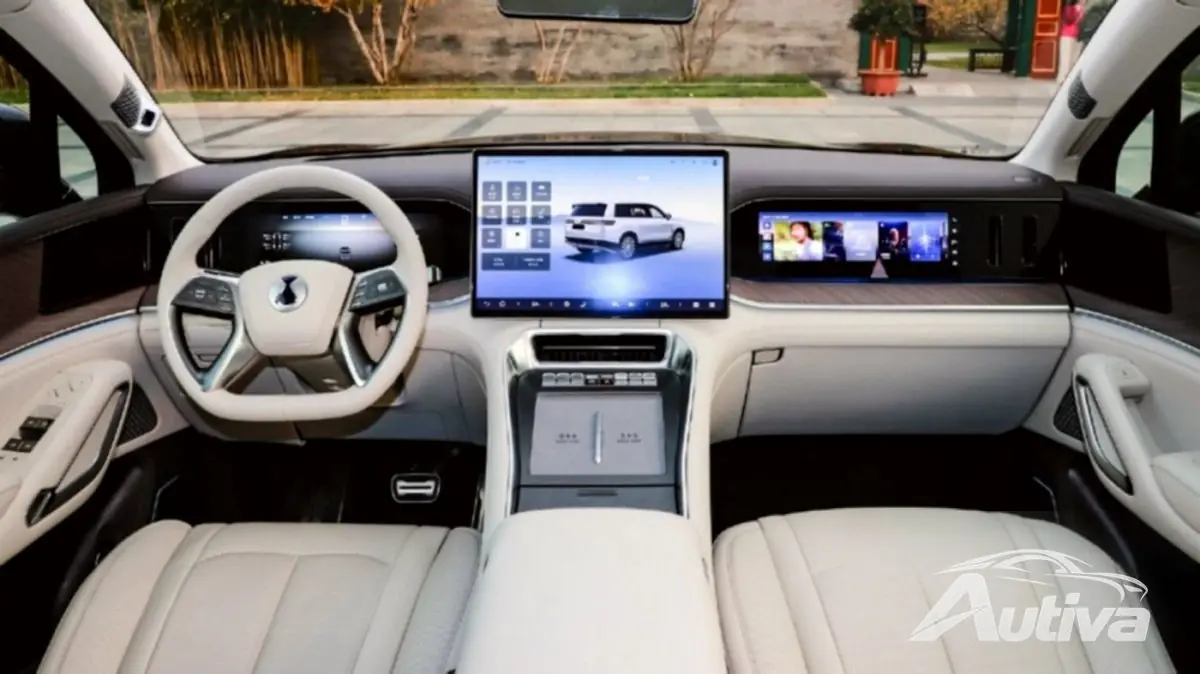 BYD enthüllt das luxuriöse Interieur seines globalen SUV Denza N9 3