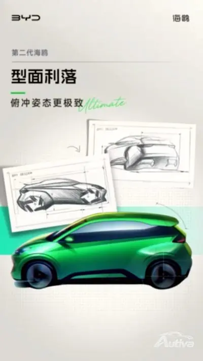 El runabout urbano más pequeño de BYD está a punto de crecer El runabout urbano más pequeño de BYD está a punto de crecer