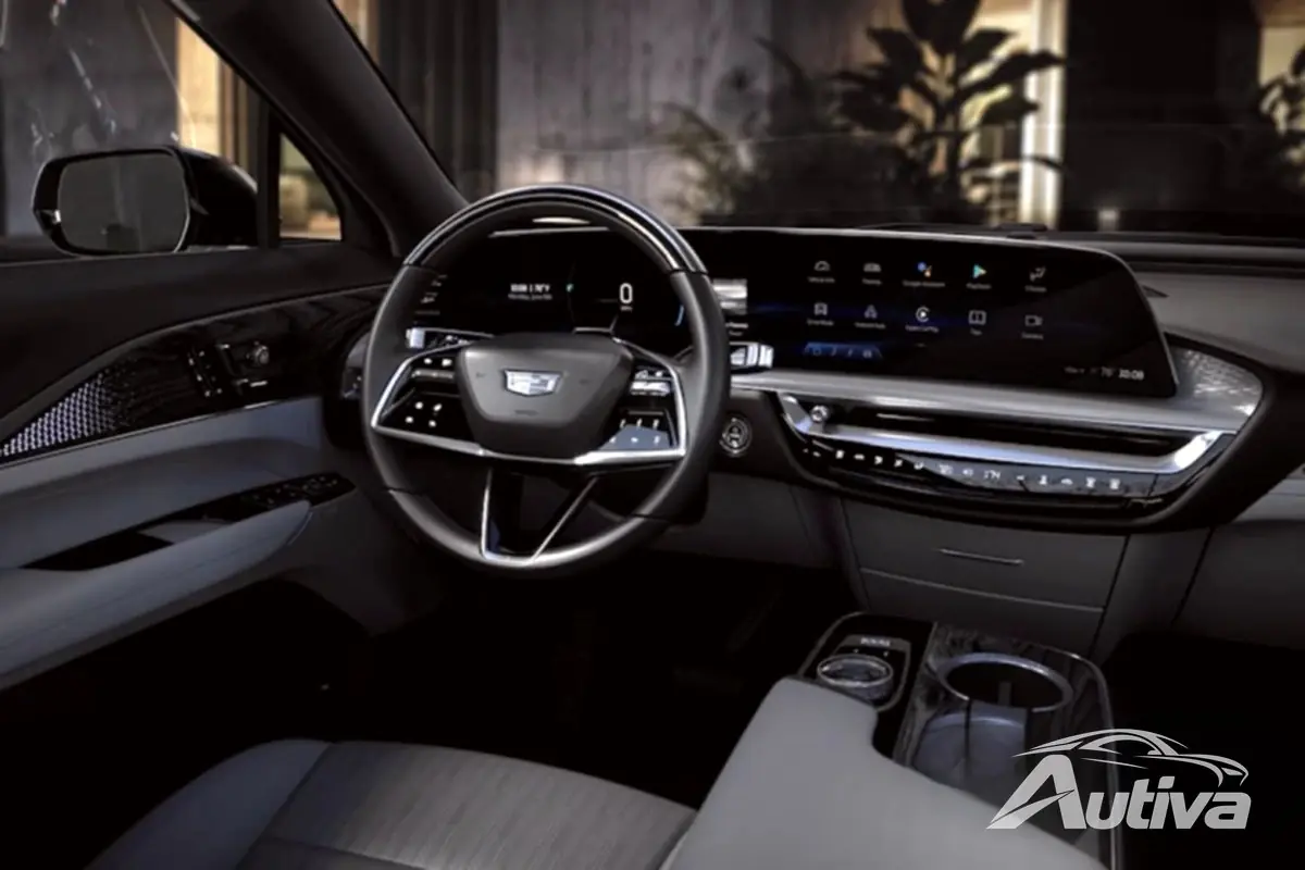 Intérieur élégant de Cadillac Lyriq
