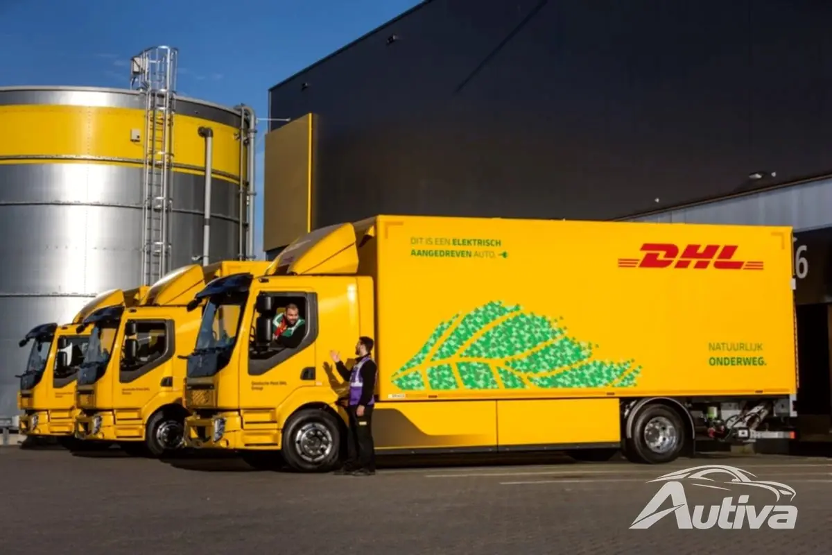 DHL Volvo FE kamyon filosu DHL Volvo FE kamyon filosu