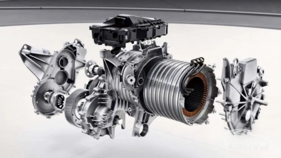 Moteur à induction utilisé dans Mercedes-Benz EQC